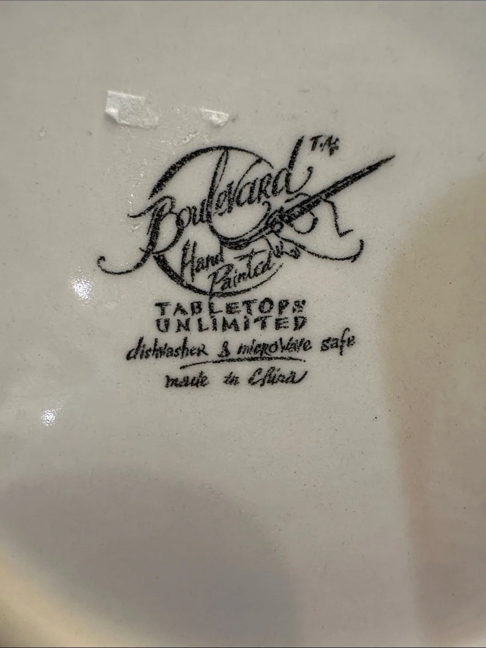Boulevard Hand-Painted tabletop unlimited Olive Motif Ceramic trivet